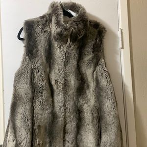 Kristen Blake faux fur vest
